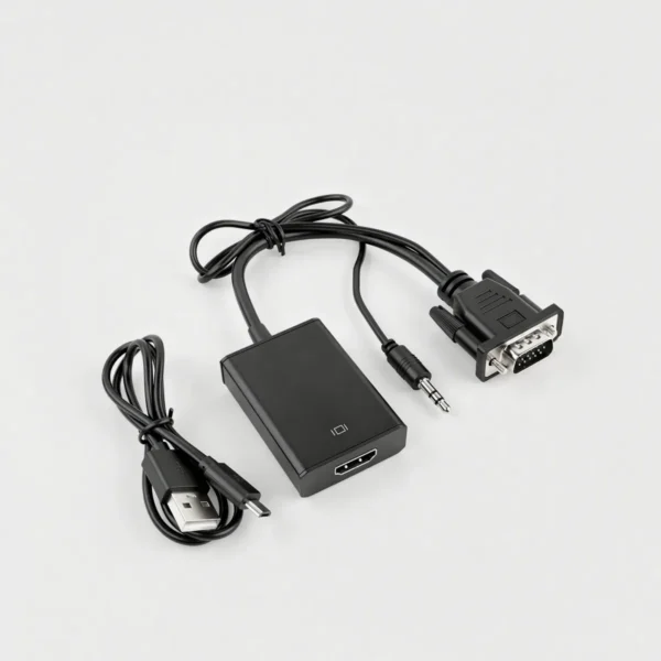 Conversor VGA a HDMI con Audio Full Hd AltaNet