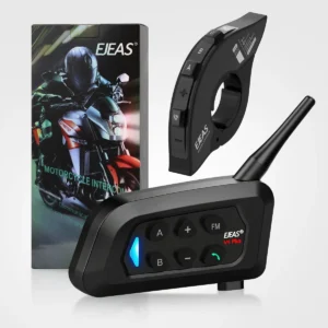 Combo EJEAS V4 Plus Intercomunicador Moto Control + Remoto EUC