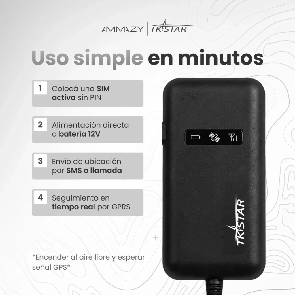 GPS Tracker AltaNet + Licencia App de por Vida Auto Moto