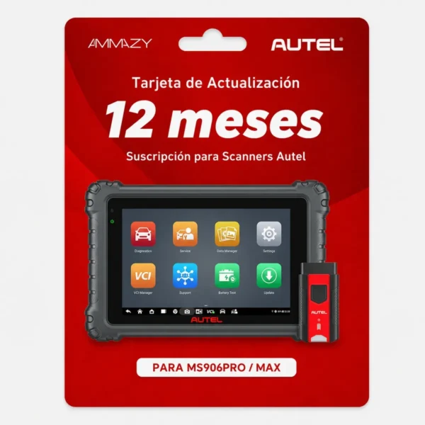 Actualización de Software Autel MS906 Pro y Max por 12 Meses