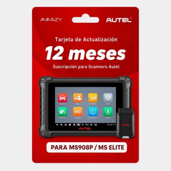 Actualización de Software Autel MS908P y MaxiSys Elite por 12 Meses