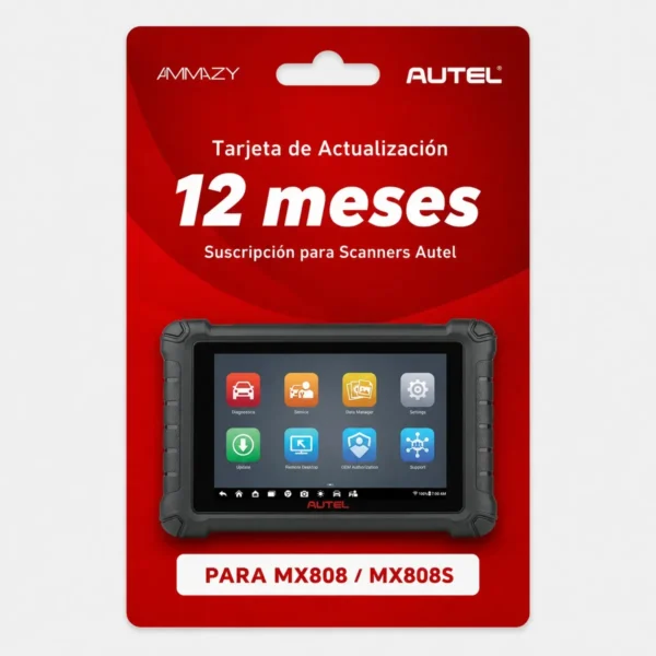 Actualización de Software Autel MX808 y MX808S por 12 Meses