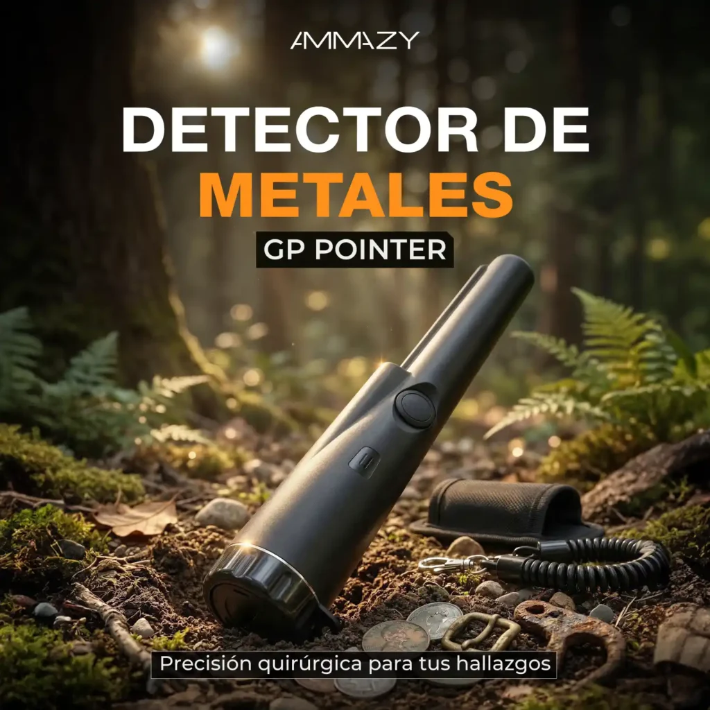 Pinpointer Detector de Metales Hardkraft GP Pointer Negro