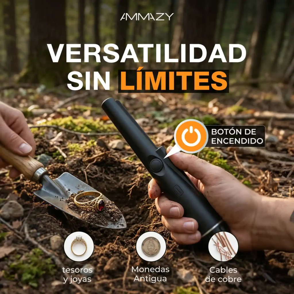 Pinpointer Detector de Metales Hardkraft GP Pointer Negro