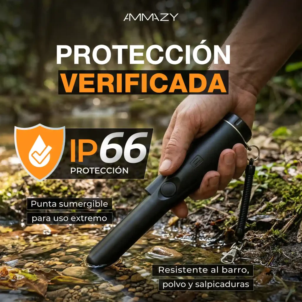 Pinpointer Detector de Metales Hardkraft GP Pointer Negro