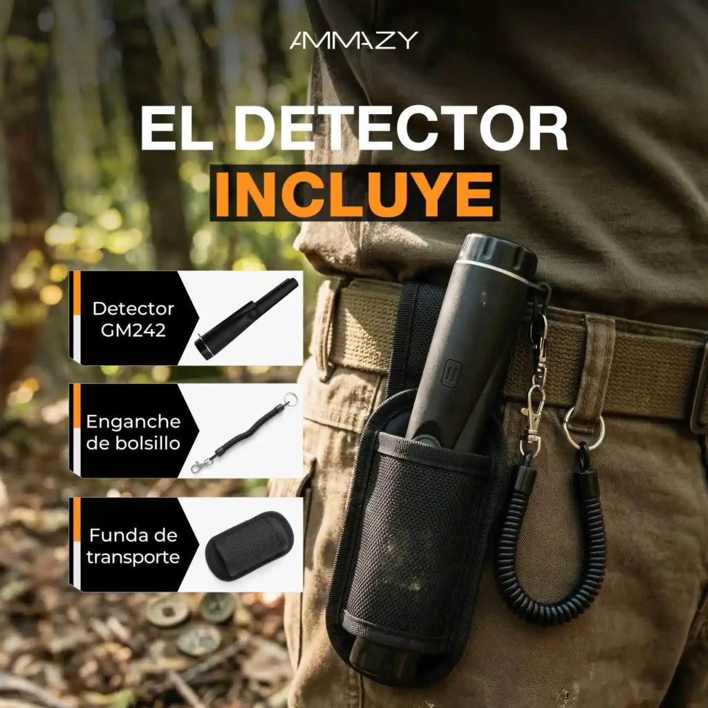 Pinpointer Detector de Metales Hardkraft GP Pointer Negro
