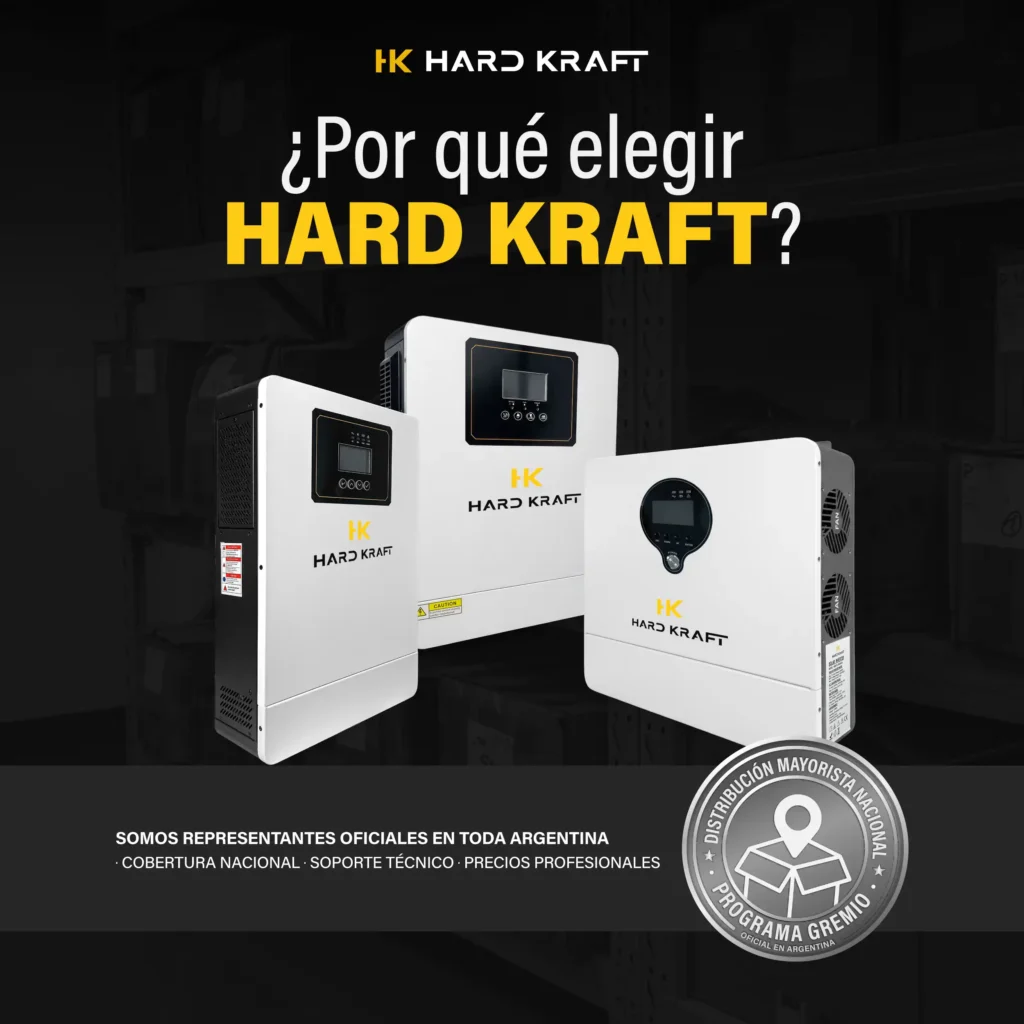 Inversor Híbrido Hardkraft 1500W 24V MPPT