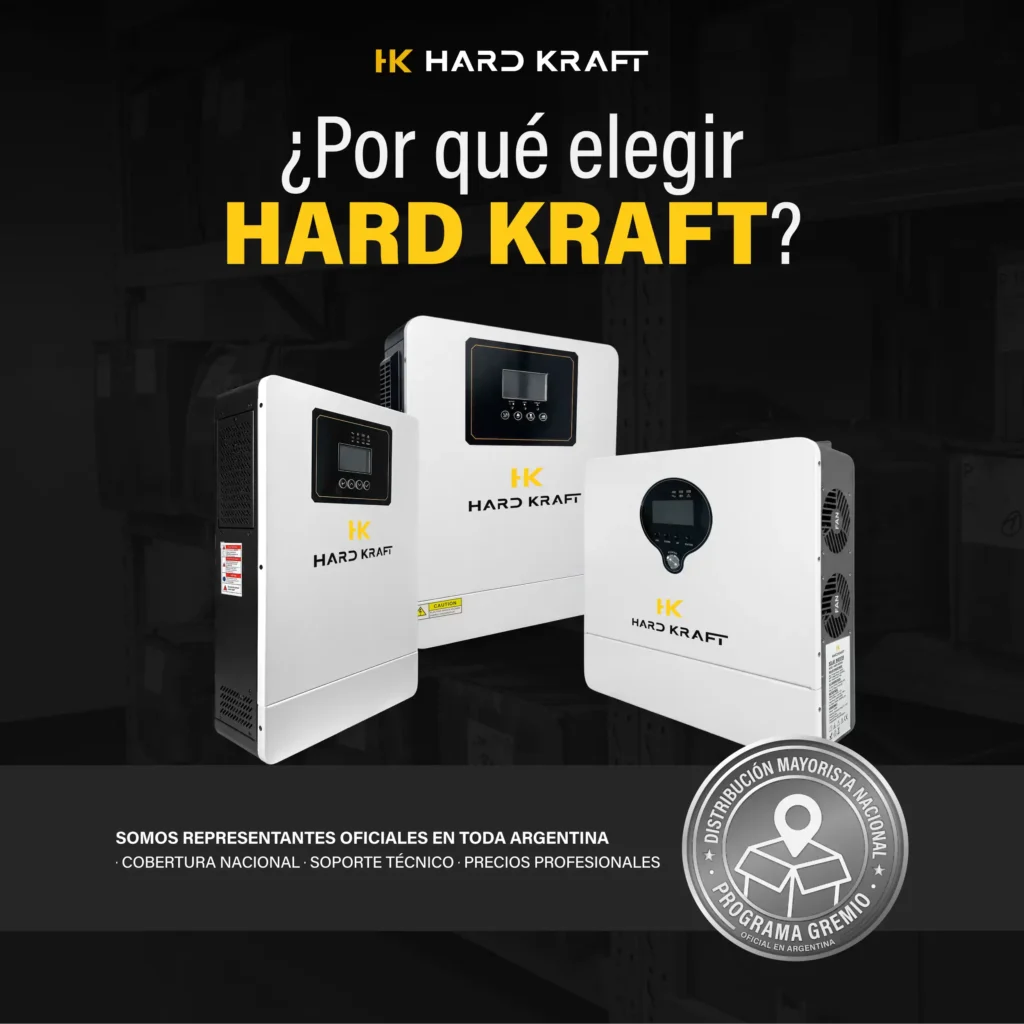 Inversor Híbrido Hardkraft 3200W 24V MPPT