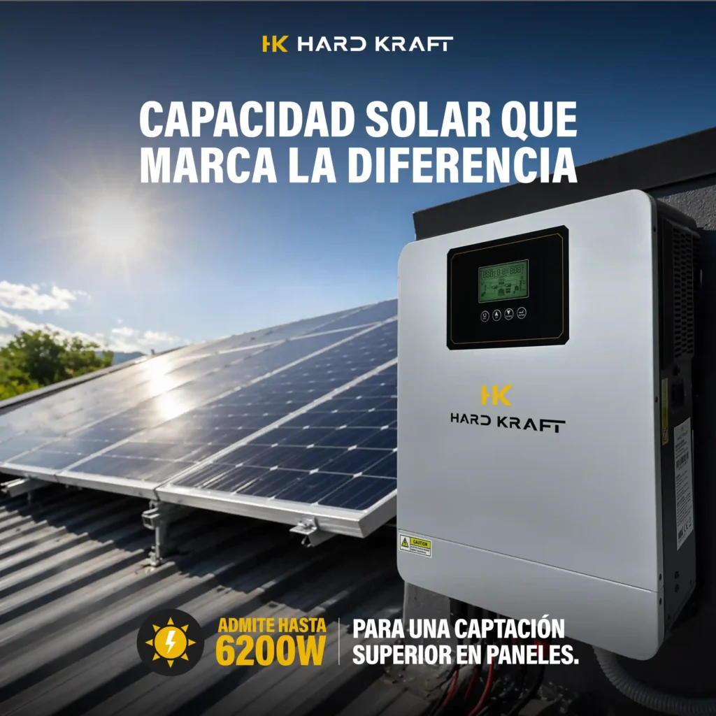 Inversor Híbrido Hardkraft 4200W 24V MPPT