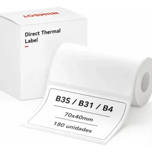 Rollo Etiquetas Térmicas NIIMBOT 70x40mm para Modelo B3s B31