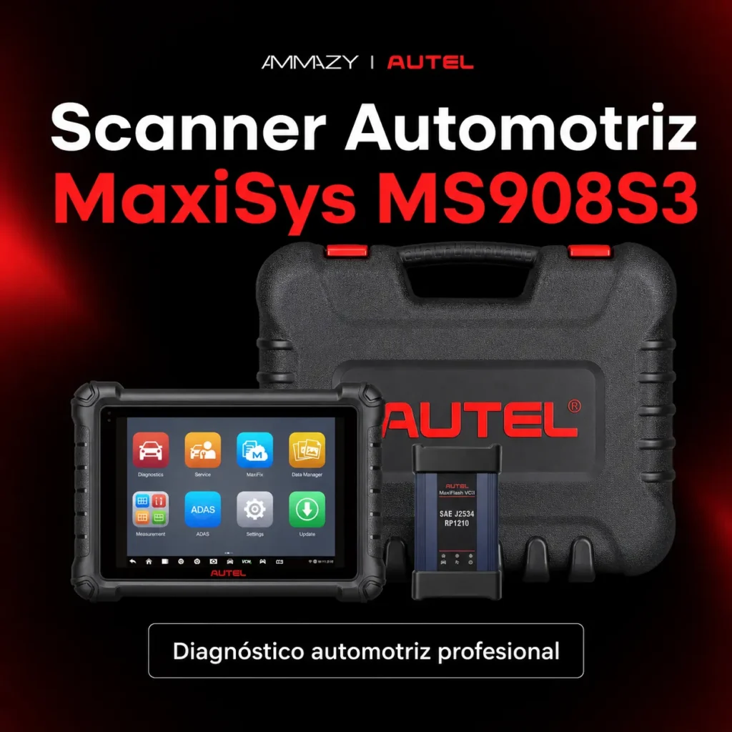 Scanner Automotriz Autel MaxiSys MS908S3 J2534