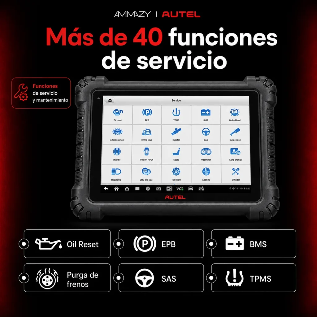 Scanner Automotriz Autel MaxiSys MS908S3 J2534