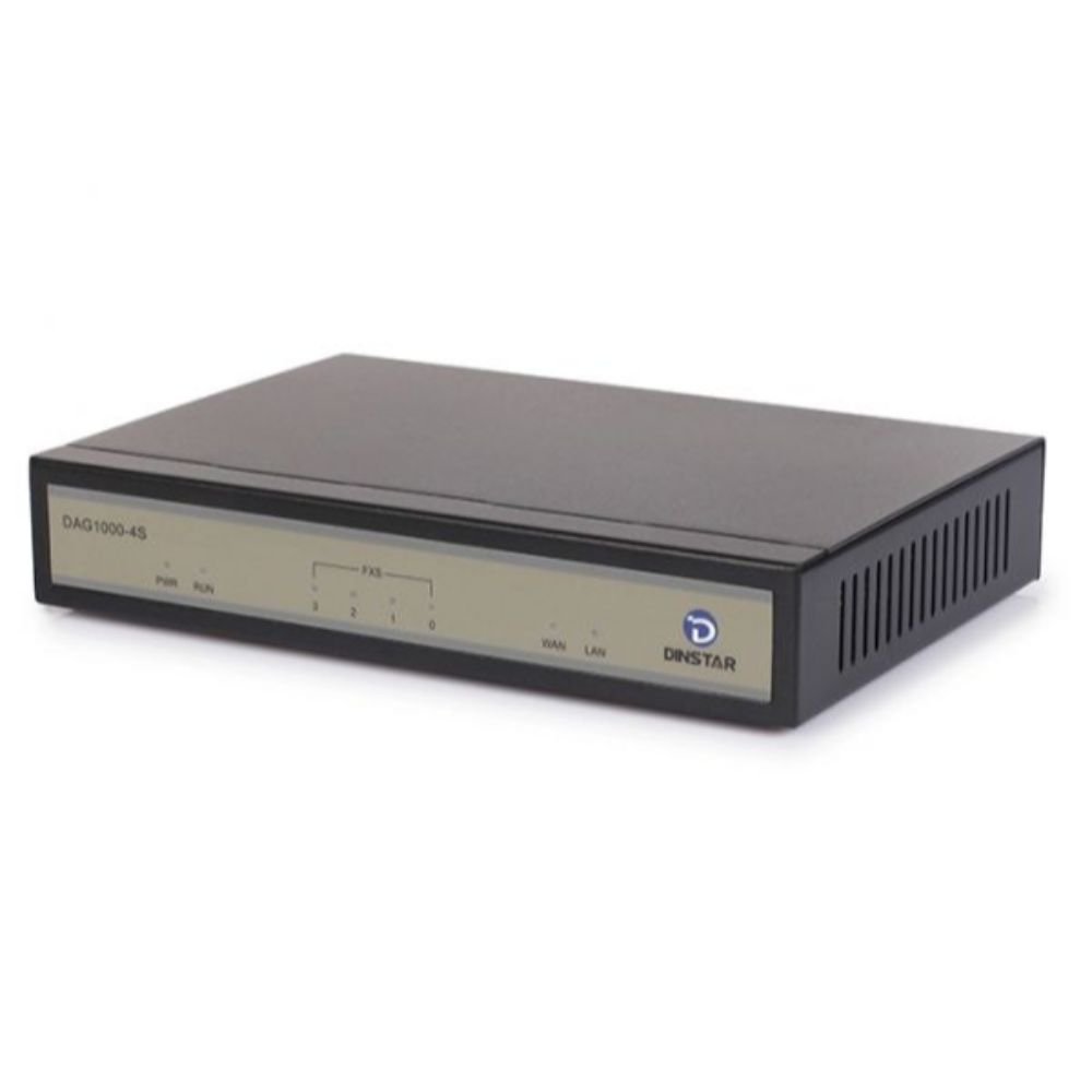 Gateway Ata Voip DINSTAR Dag1000-4s 4 FXS para Pbx