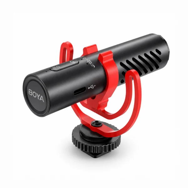 Micrófono BOYA Mm1 Ai Supercardioide USB-C IA 3.5 mm 48khz
