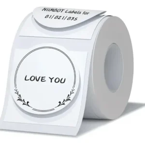 Rollo Etiquetas Para Impresora Niimbot B1 Termica 50x50mm Circular