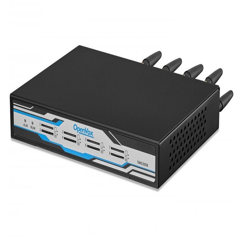 Gateway Chipera GSM 4G/3G OpenVox 8 Canales