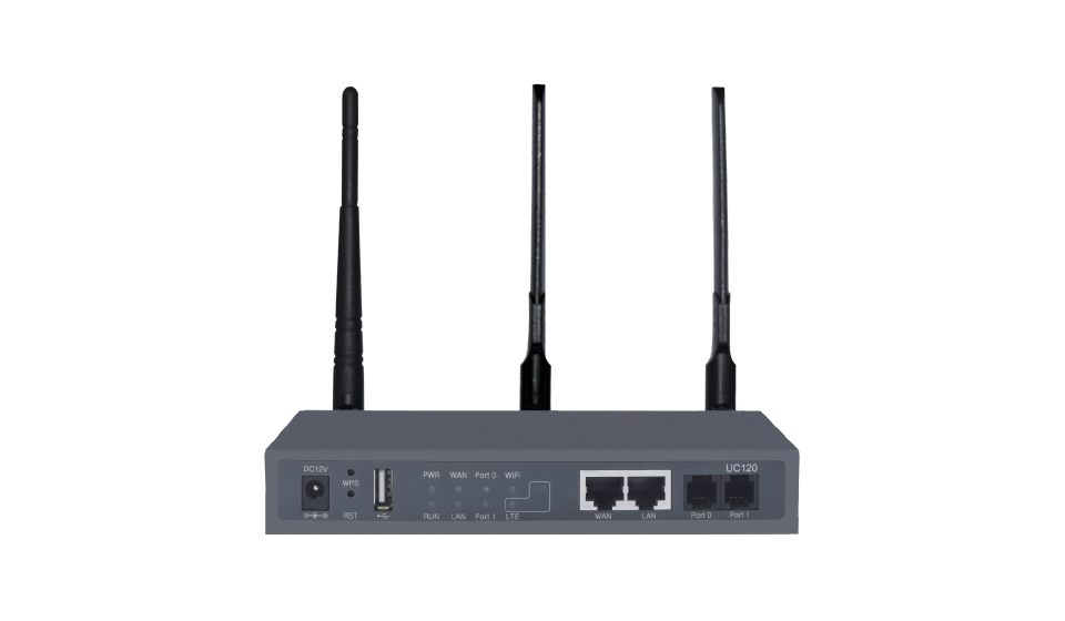 Central Telefónica IP DINSTAR Uc120 1lte 2fxo 60 Internos