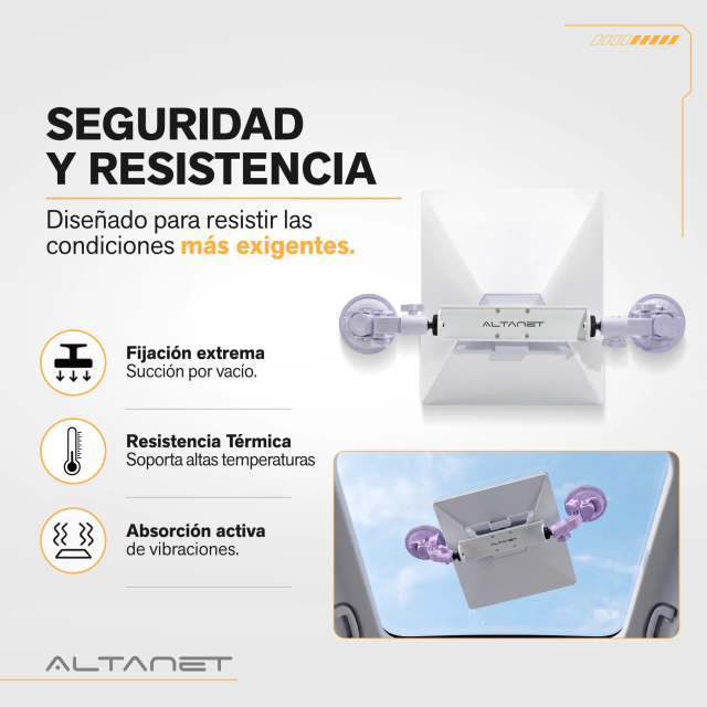 Soporte Ventosa para Auto Starlink Mini Techo Ajustable AltaNet