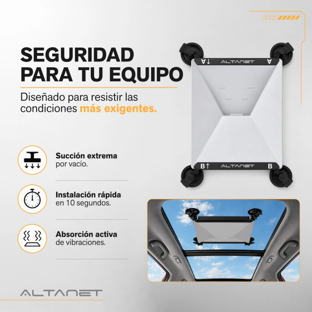Soporte de Ventosa Starlink Mini Techo Auto 4x4 AltaNet