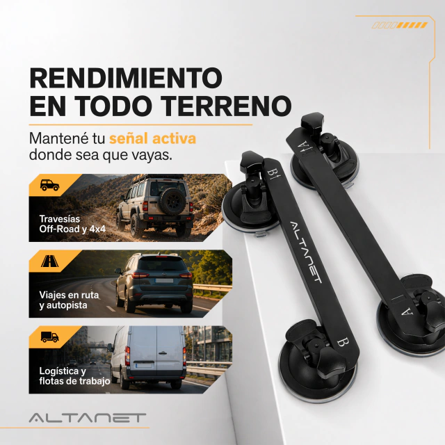 Soporte de Ventosa Starlink Mini Techo Auto 4x4 AltaNet
