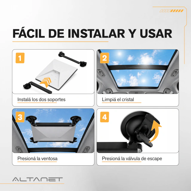 Soporte de Ventosa Starlink Mini Techo Auto 4x4 AltaNet