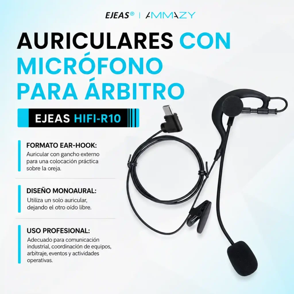 Auricular EJEAS HIFI-R10 para GY118