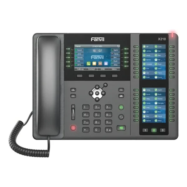 Teléfono IP Fanvil X210 Operadora Gigabit VoIP Asterisk