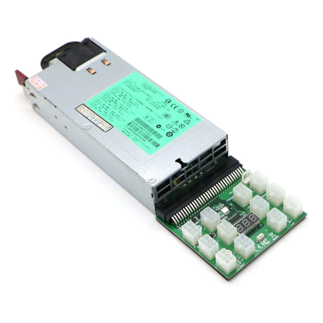 Breakout Board Fuente Minería 12 Puerto 6 Pin BTC ETH Cripto AltaNet