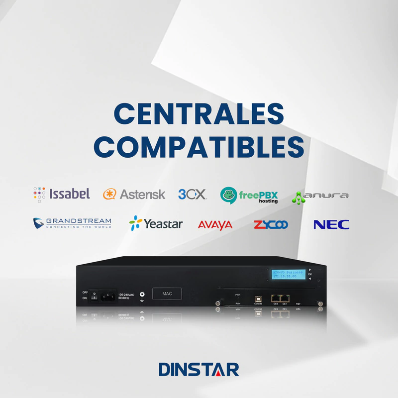 Gateway DINSTAR 32 Canales GSM 4G / 3G Uc2000-vg-32t
