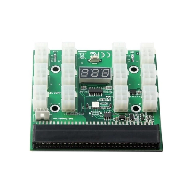 Breakout Board Fuente Minería 12 Puerto 6 Pin BTC ETH Cripto AltaNet