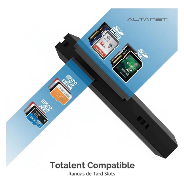 Lector de Memoria USB 3.0 SD / Micro SD / T-flash AltaNet