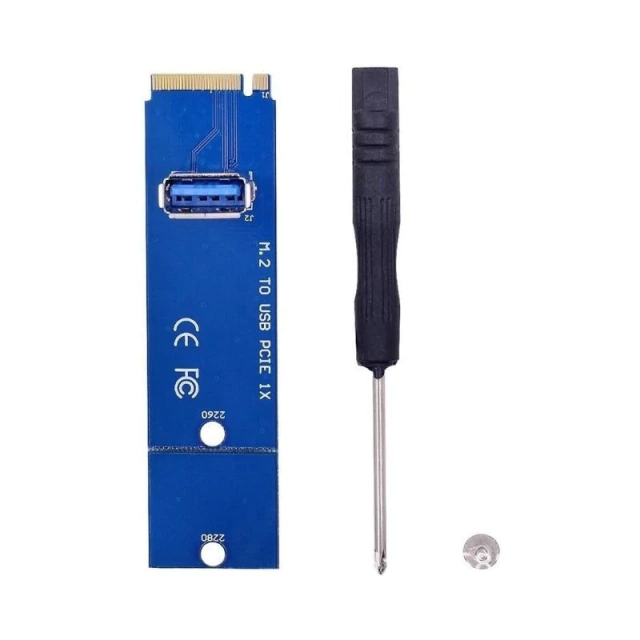 Adaptador Ngff M.2 a PCIe Minería Riser M2 a Usb3 - Cripto AltaNet