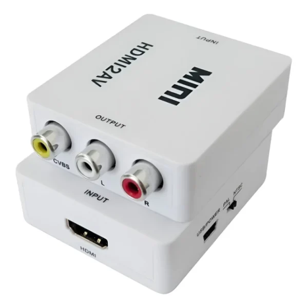 Conversor HDMI a Rca Av Adaptador Tv Tubo Convertidor 1080 AltaNet