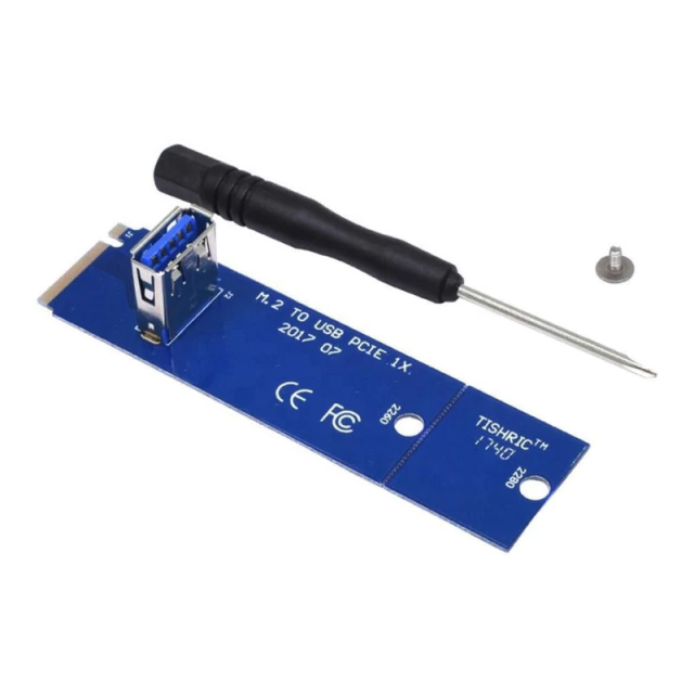 Adaptador Ngff M.2 a PCIe Minería Riser M2 a Usb3 - Cripto AltaNet