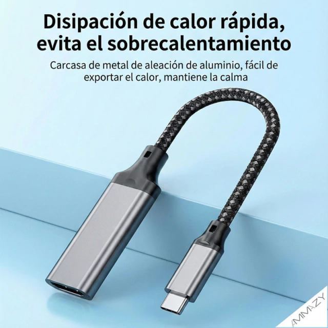 Adaptador USB-C a HDMI AltaNet 4K 30Hz