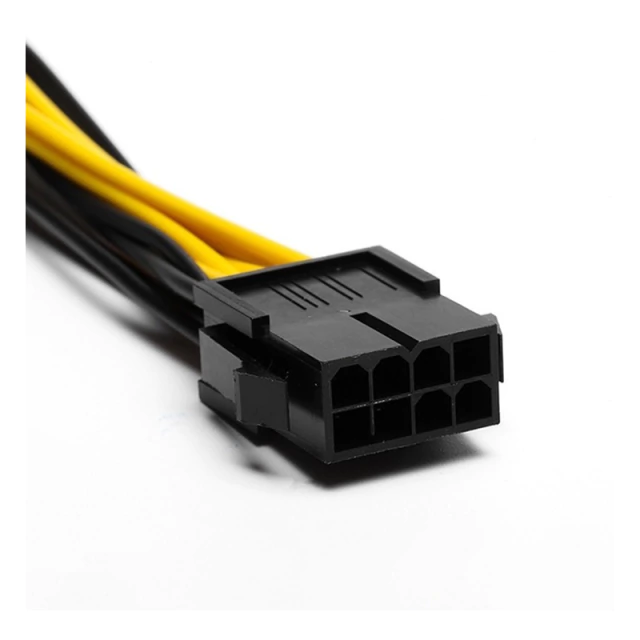 PCIe Splitter Adaptador 8pin a 6+2 Minería (mas Largo 30 cm) AltaNet