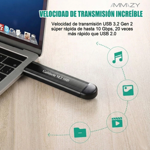 Carry Disk Case M2 SSD NVMe SATA Dual USB C 3.1 Gen2+ Usb3.0 AltaNet