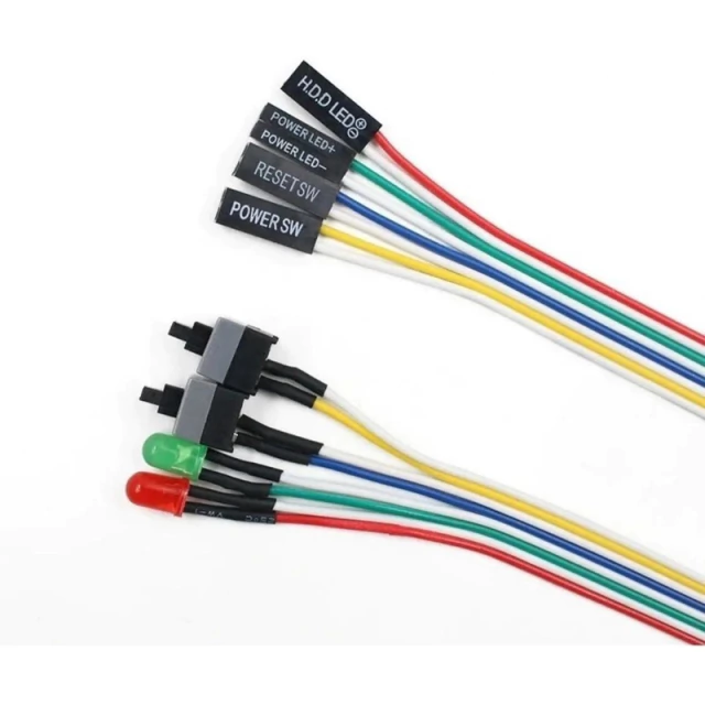Botón Power/reset para Gabinete Atx con Cable a Mother Led AltaNet