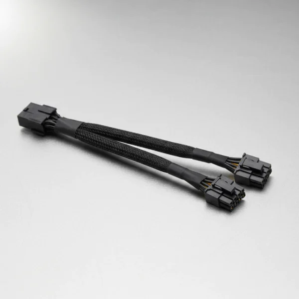 PCIe Splitter Mallado 8 Pines a 6+2 Minería Reforzado ETH Negro AltaNet