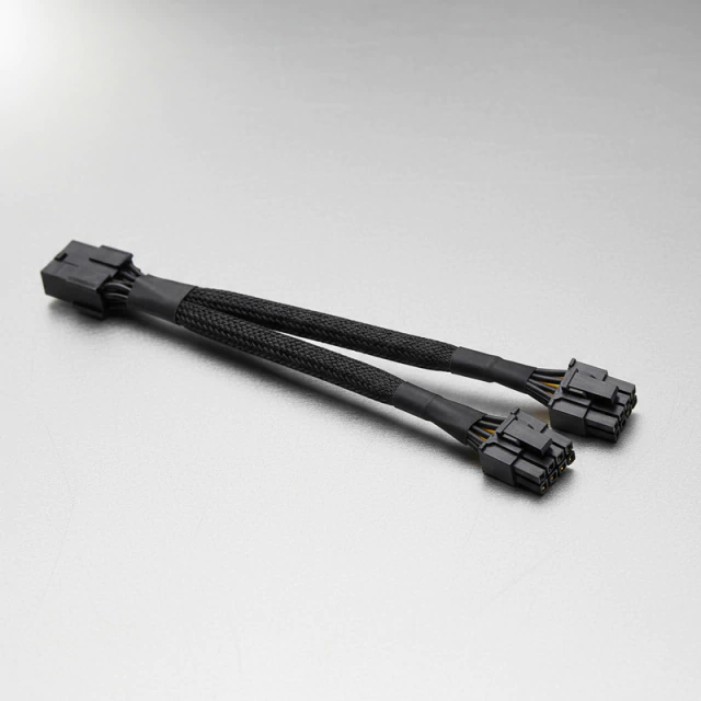 PCIe Splitter Mallado 8 Pines a 6+2 Minería Reforzado ETH Negro AltaNet