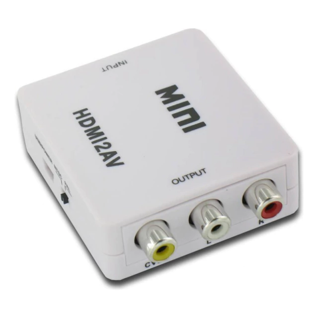 Conversor HDMI a Rca Av Adaptador Tv Tubo Convertidor 1080 AltaNet