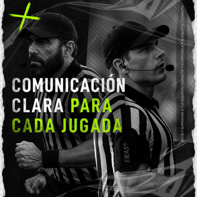 Combo Cuaterna Intercomunicador para Arbitro Referee EJEAS