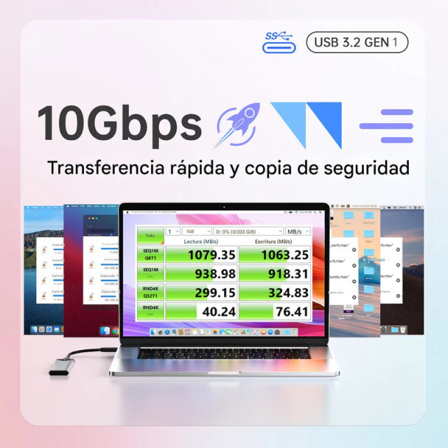 Docking SSD Ssk M.2 Carry NVMe USB 3.1 Gen 2 10gbps AltaNet
