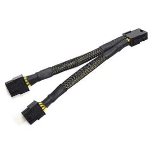 Splitter Mallado CPU 8 Pines a PCIe 2x8 Pines (6+2) Minería AltaNet