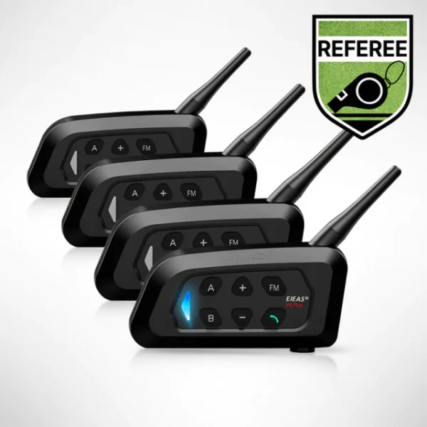 Combo Cuaterna Intercomunicador para Arbitro Referee EJEAS