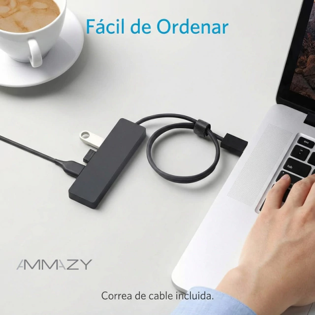 Hub USB - AltaNet - 4 Port USB 3.0 - Slim - PC/mac - Premium