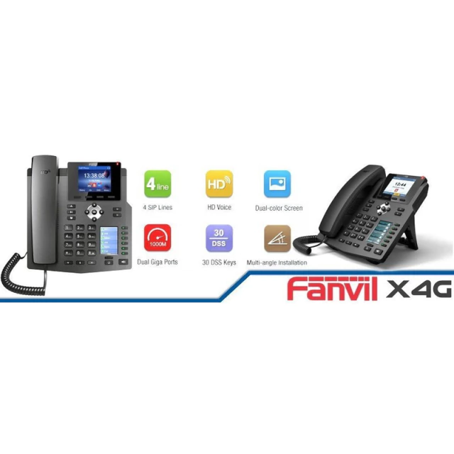 Teléfono IP Fanvil X4 4 Líneas