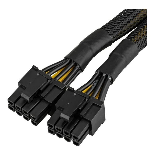 Splitter Mallado CPU 8 Pines a PCIe 2x8 Pines (6+2) Minería AltaNet