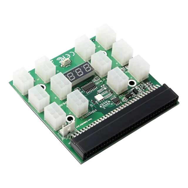 Breakout Board Fuente Minería 12 Puerto 6 Pin BTC ETH Cripto AltaNet