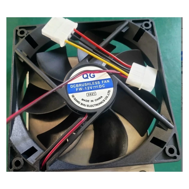 Cooler Fan 120 mm 2400 RPM Doble Molex Buje Ideal Rig Minería AltaNet